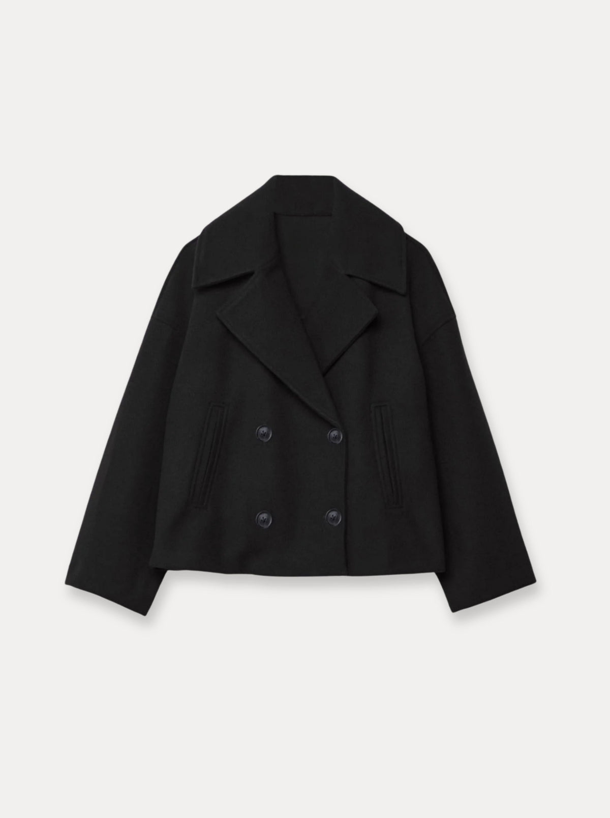 Manteau court en laine Heritage