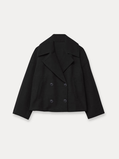 Manteau court en laine Heritage