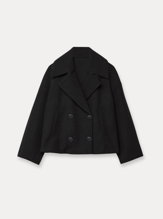 Manteau court en laine Heritage