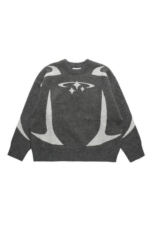 Pull en maille étoiles Y2K
