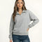 Sweat zippé demi-lune