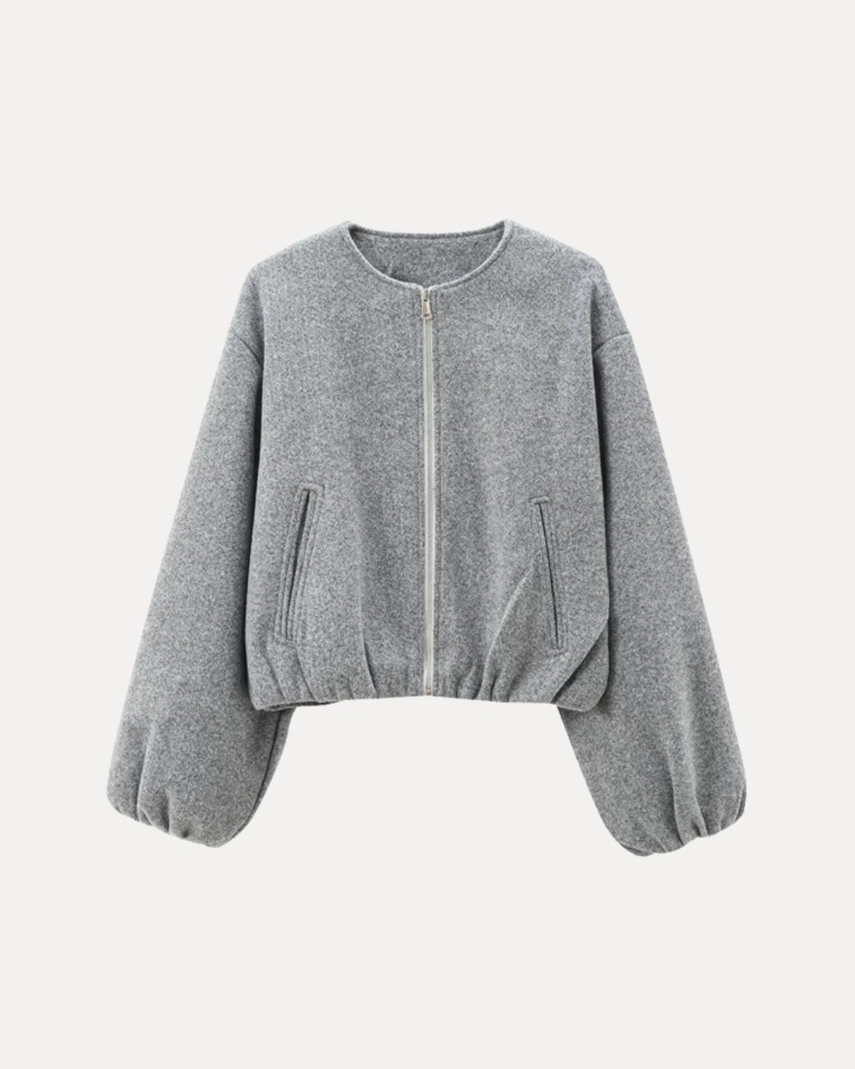 Veste zippée à bulles