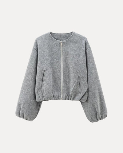 Veste zippée à bulles