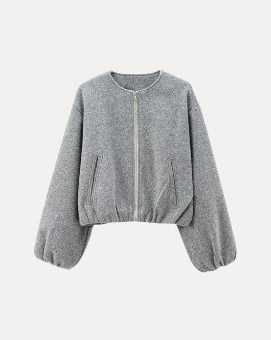Veste zippée à bulles