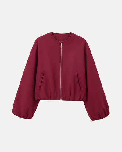 Veste zippée à bulles