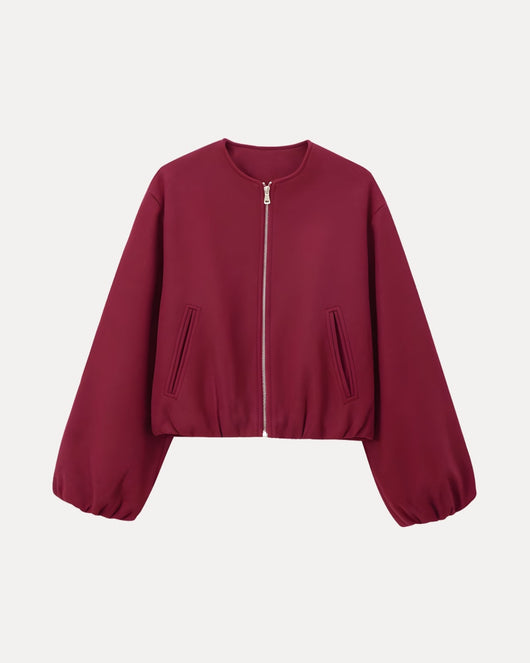 Veste zippée à bulles
