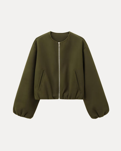 Veste zippée à bulles