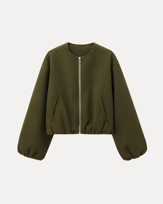 Veste zippée à bulles