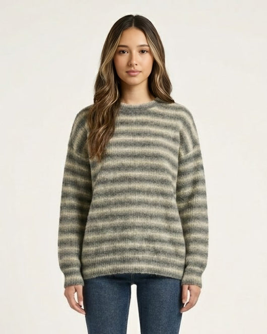 Pull texturé en maille Mosswave
