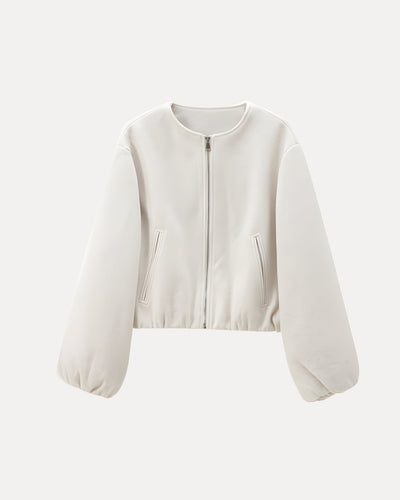 Veste zippée à bulles