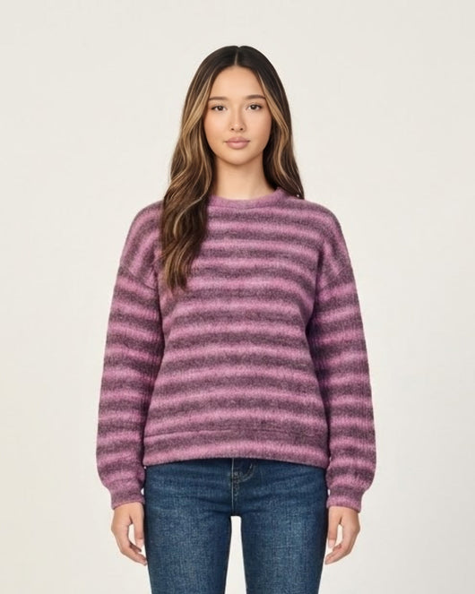 Pull texturé en maille Mosswave
