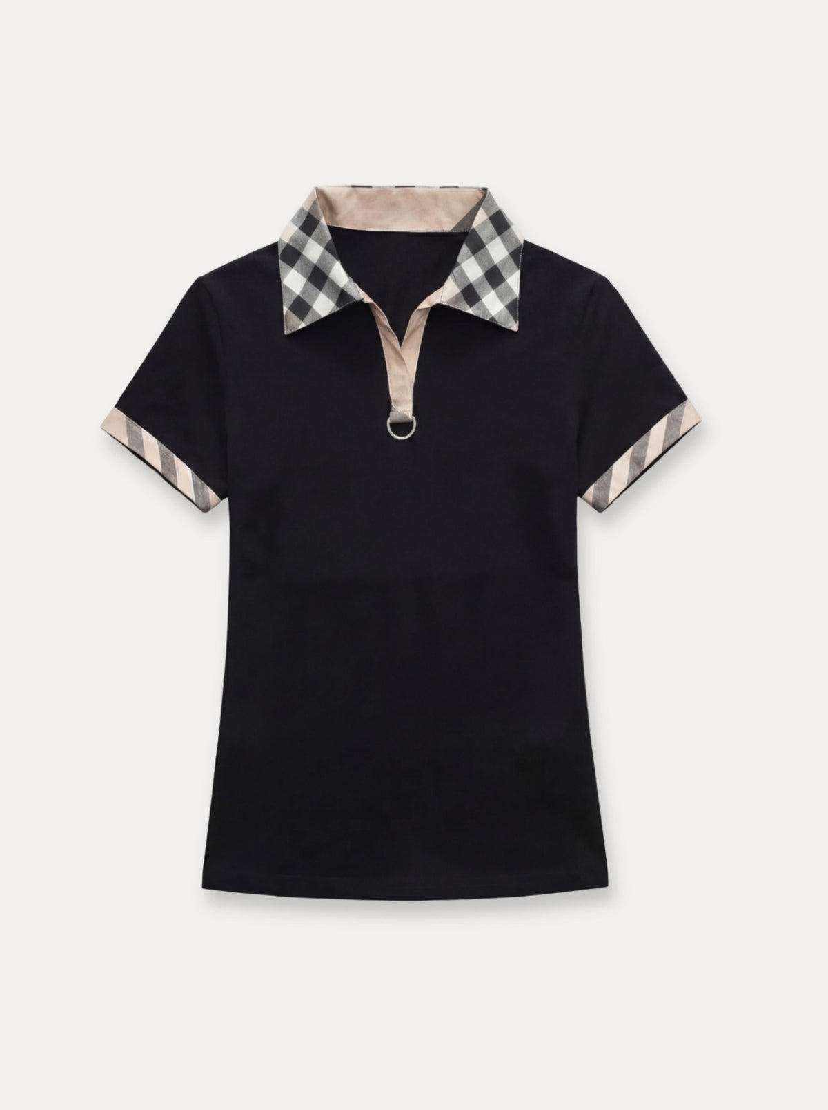 Polo à carreaux