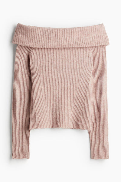 Pull épaules dénudées