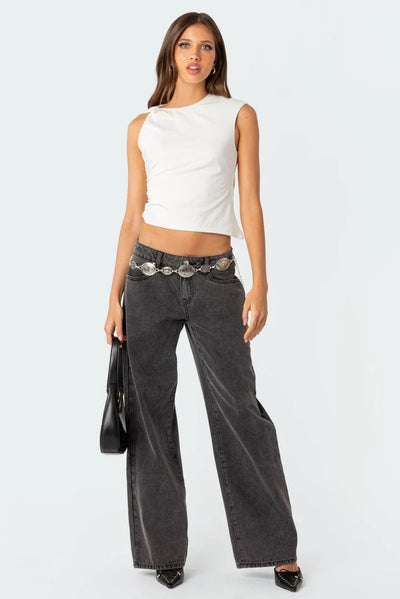 Jean taille basse