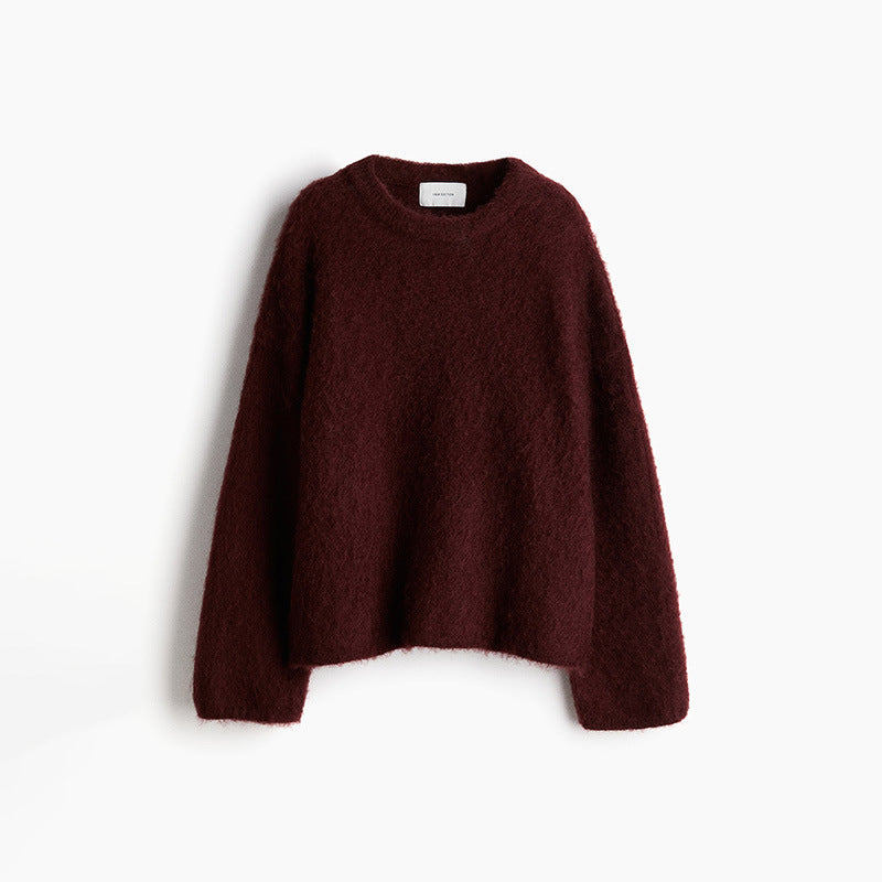 Pull oversize en mélange mohair