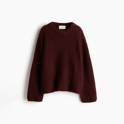 Pull oversize en mélange mohair