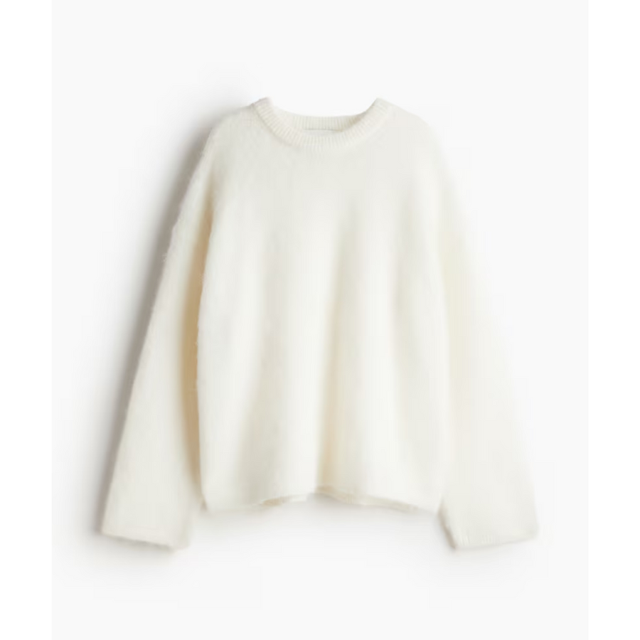 Pull oversize en mélange mohair