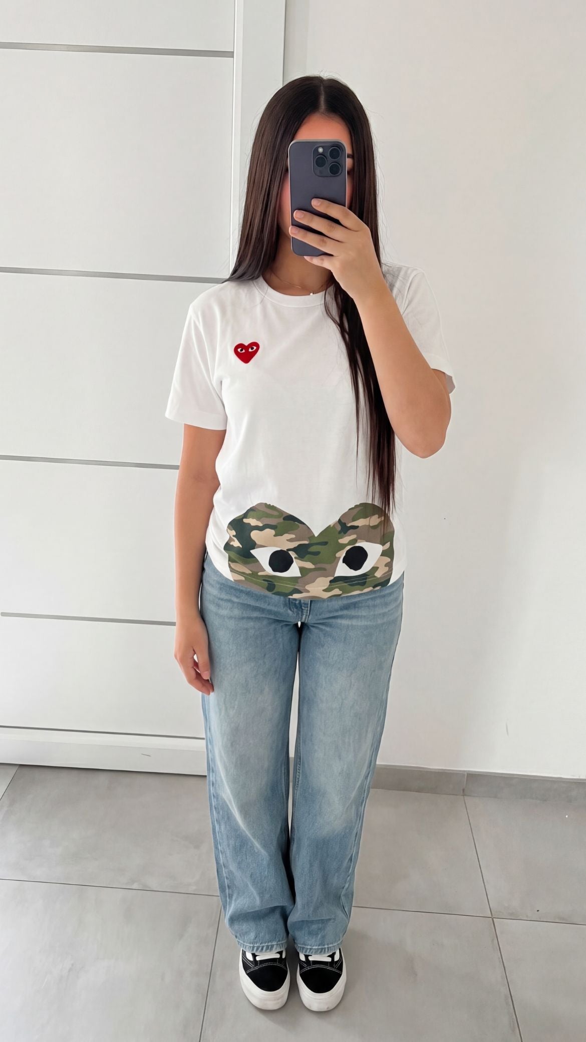 T-shirt oeil coeur