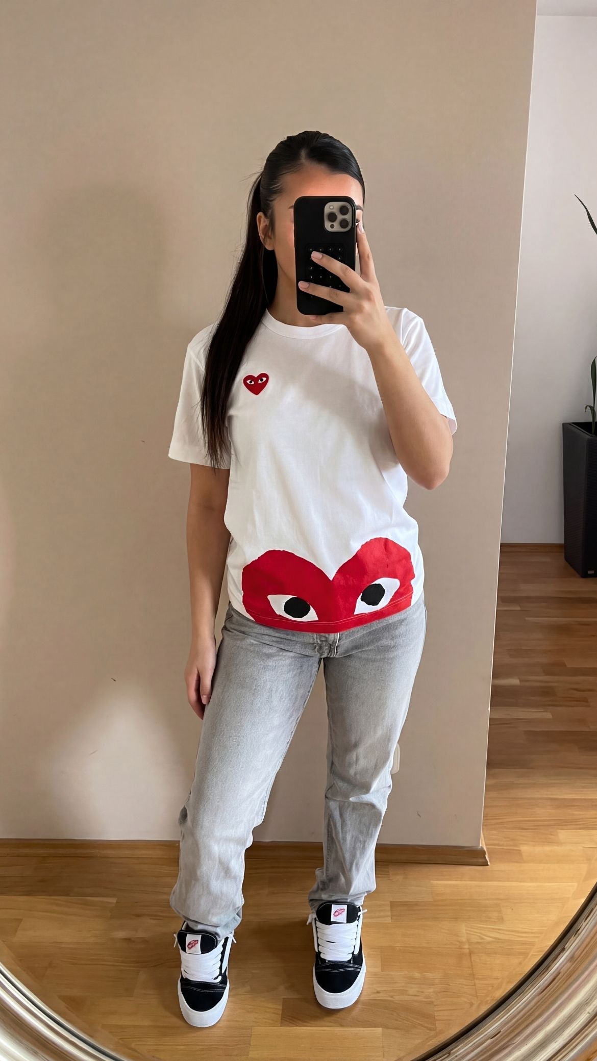 T-shirt oeil coeur