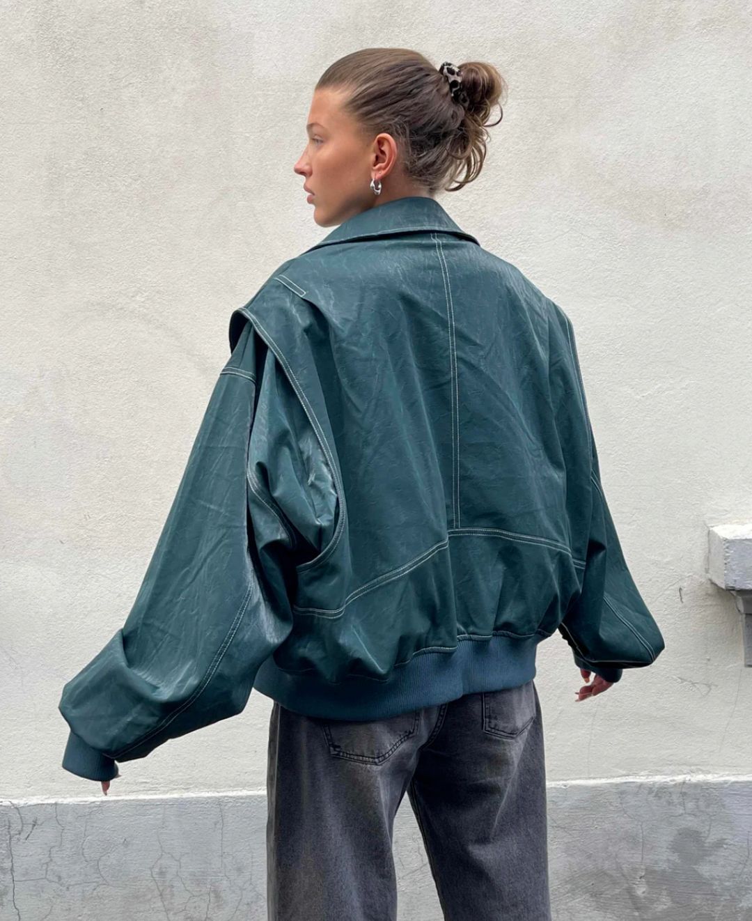 Bomber effet cuir