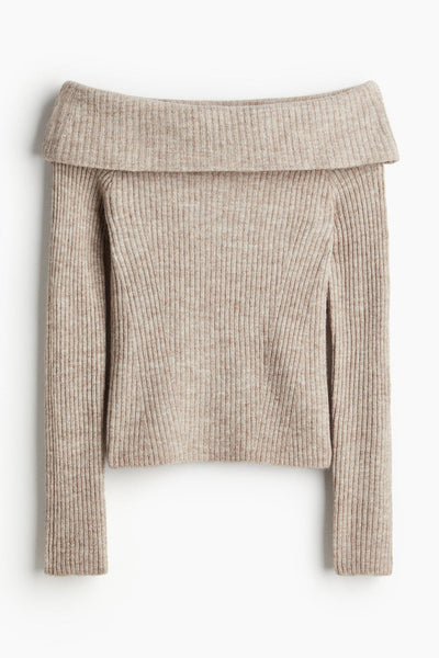 Pull épaules dénudées
