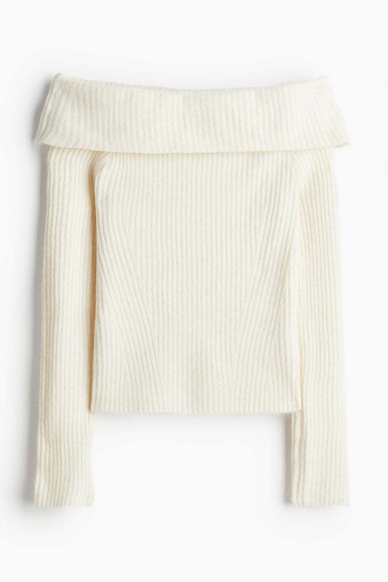 Pull épaules dénudées
